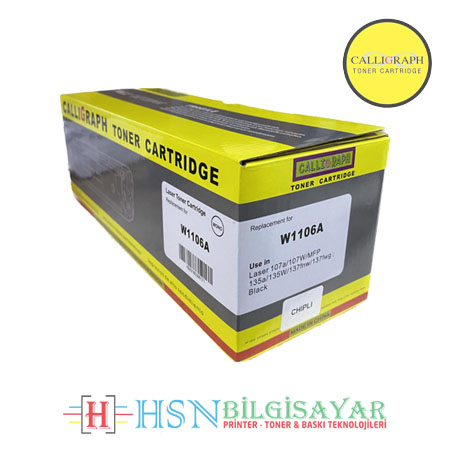 CALLIGRAPH W1106A(1,0K) CHIPSİZ MUADİL TONER