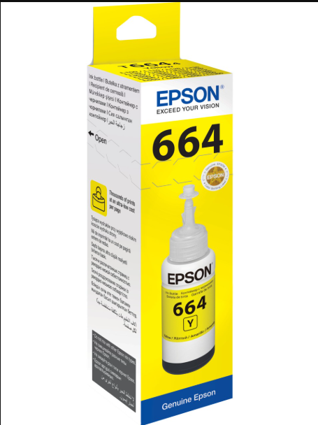EPSON C13T66444A L100/L200 KARTUŞ 70ML YELLOW